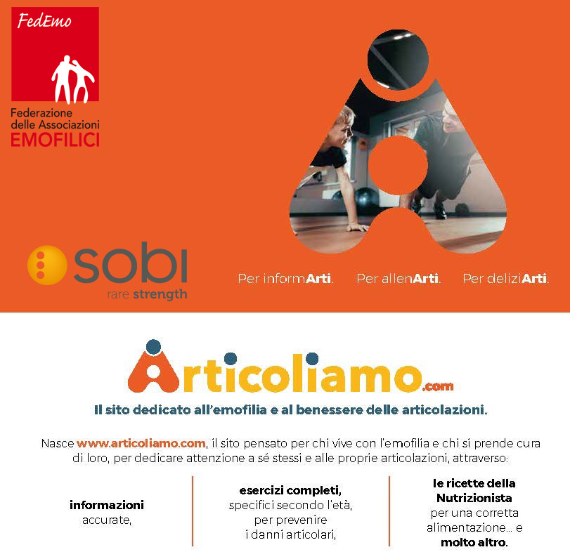 Presentazione sito articoliamo.com per gli emofilici