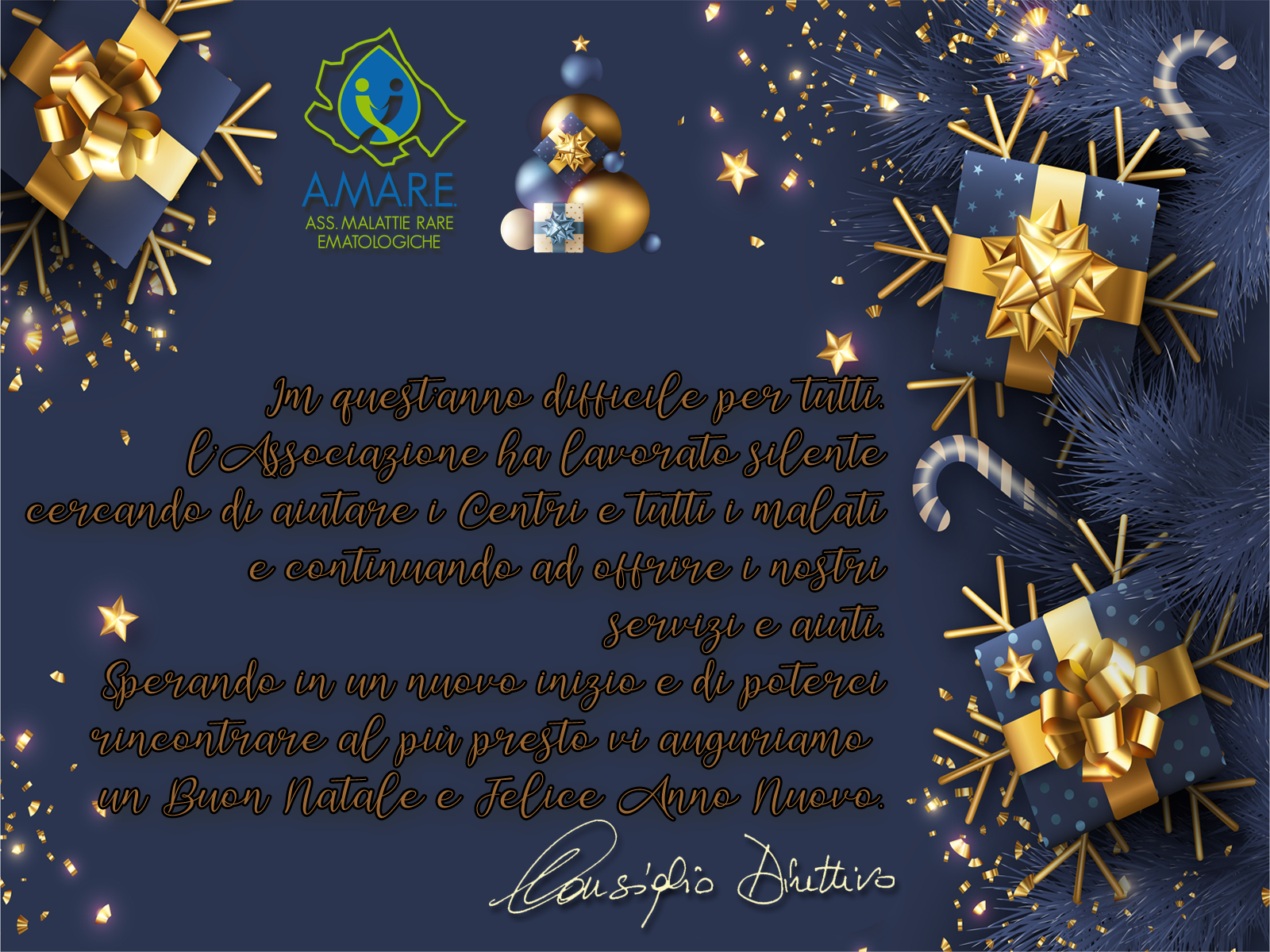 Auguri di Buon Natale e Felice Anno Nuovo