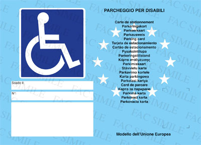 Contrassegno per invalidi-Come richiederlo