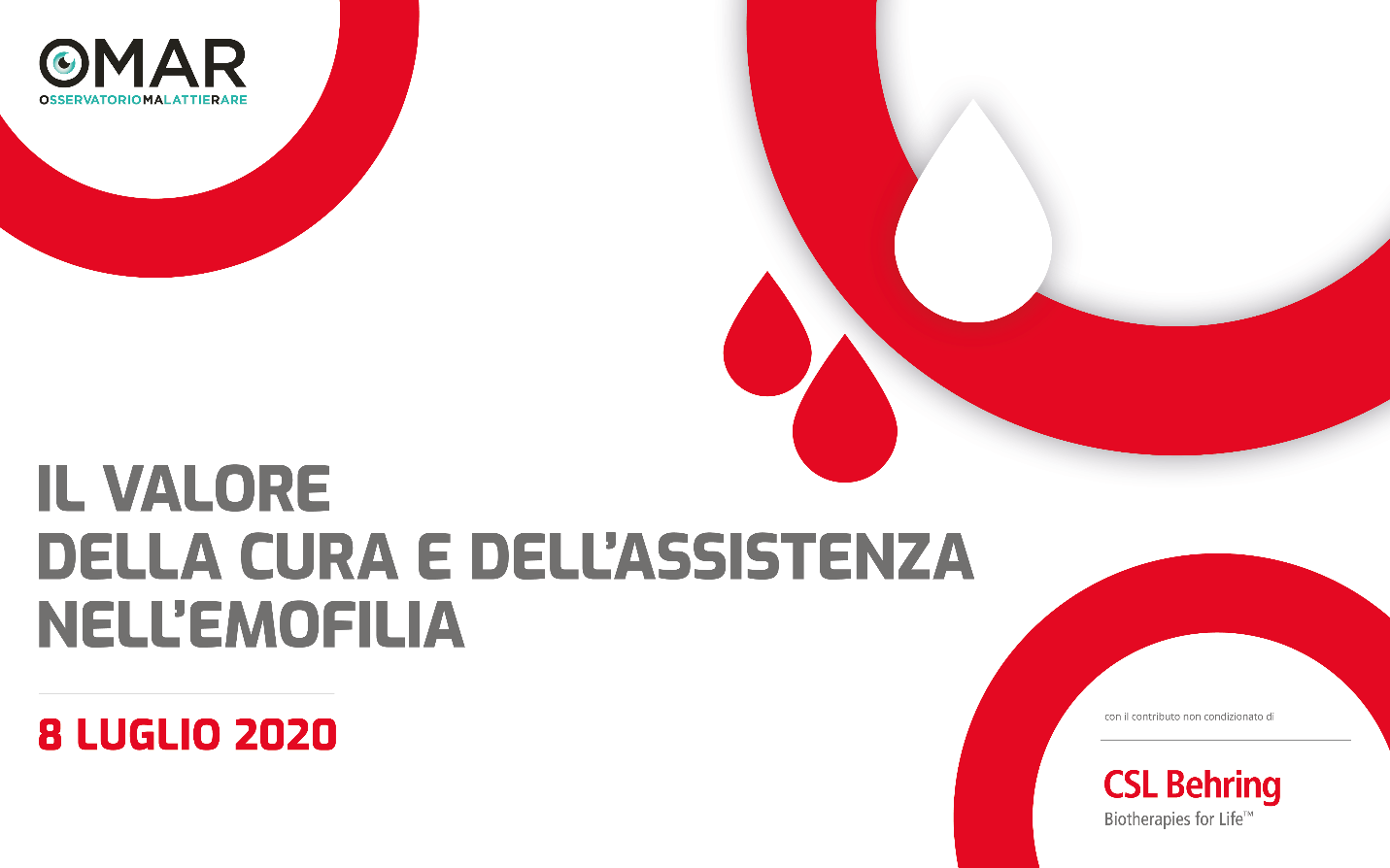 Emofilia, l’importanza di un nuovo modello di sanità fondata sul valore: il caso studio presentato oggi nel primo Rapporto dell’Osservatorio Malattie Rare