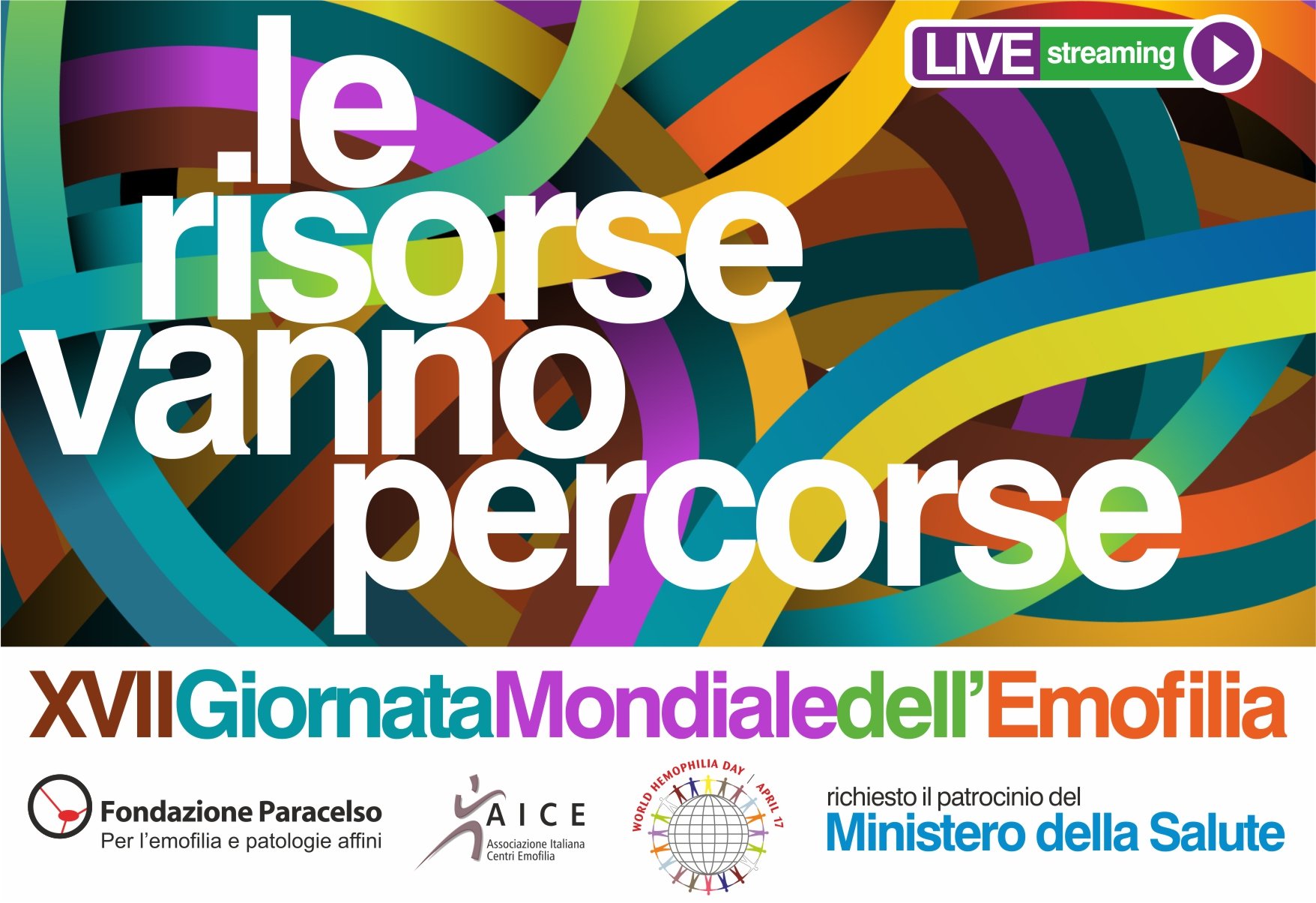 XVII Giornata Mondiale dell’Emofilia – giovedì 15 Aprile 2021