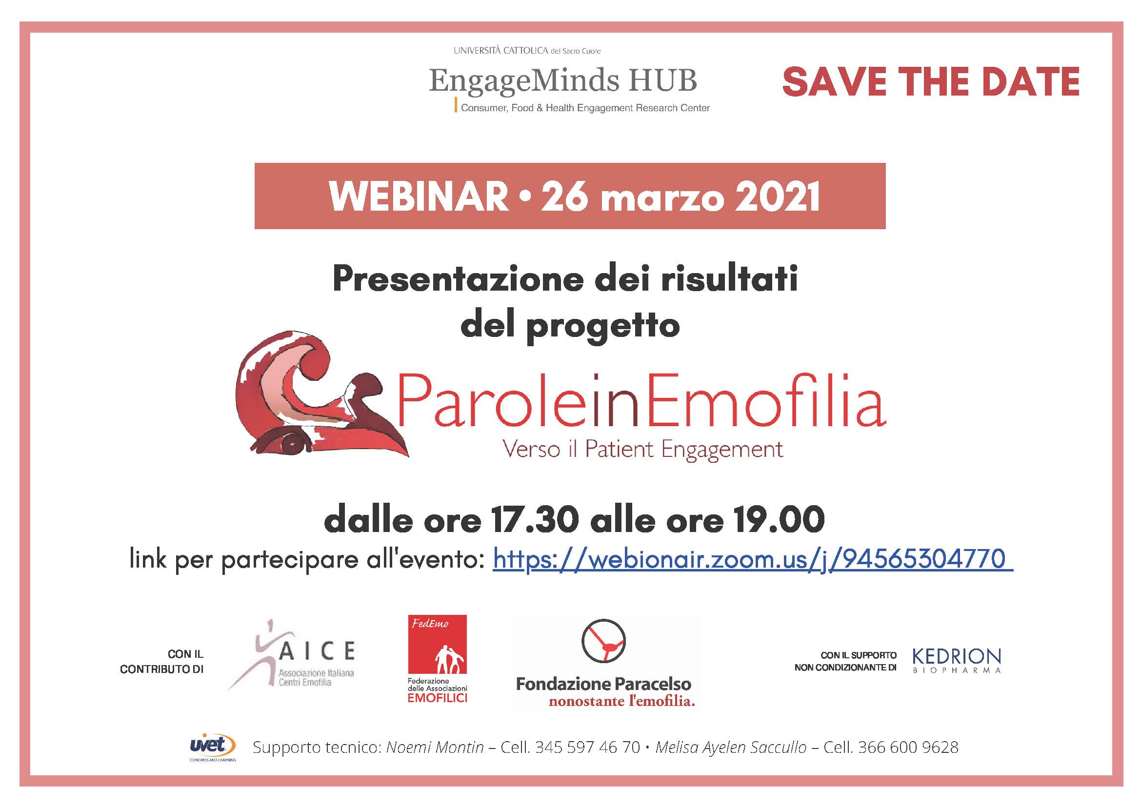 Parole in Emofilia-Presentazione dei risultati del progetto