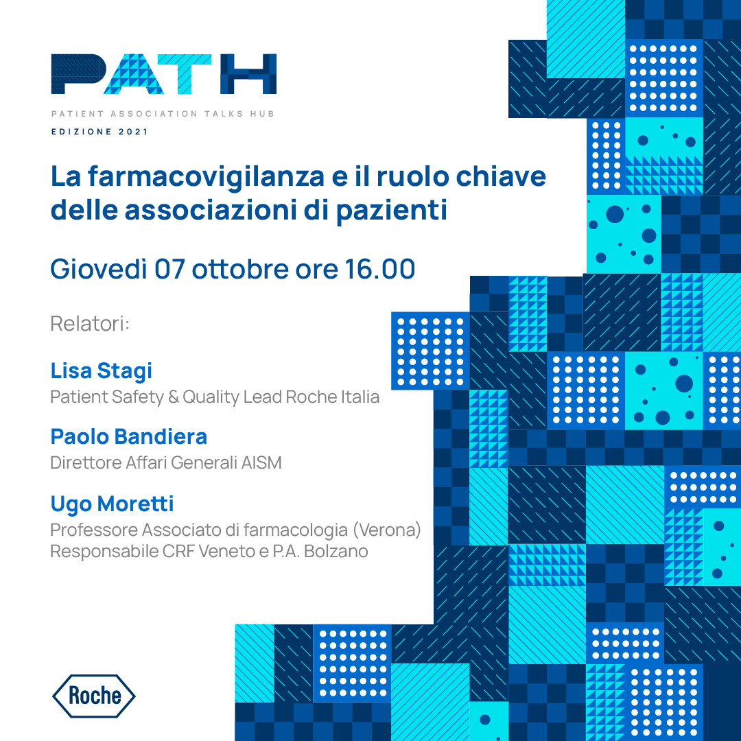 Webinar PATH La farmacovigilanza e il ruolo chiave delle Associazioni di Pazienti